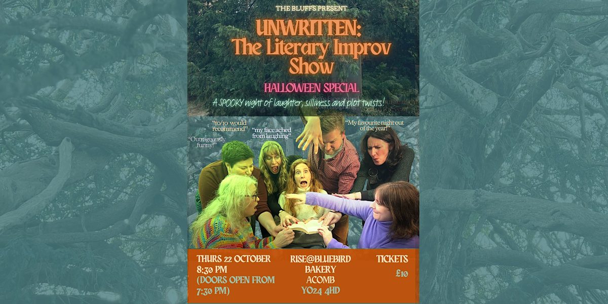 Unwritten the Literary Improv Show takes on a spooky twist