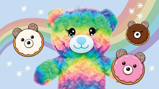 Rainbow Teddy Bear Stuffems
