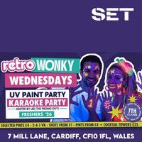 Freshers UV Paint Rave @ Retro Cardiff Wednesday 7th October