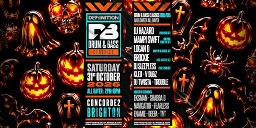 Drum and Bass Classics Brighton | Halloween All Dayer