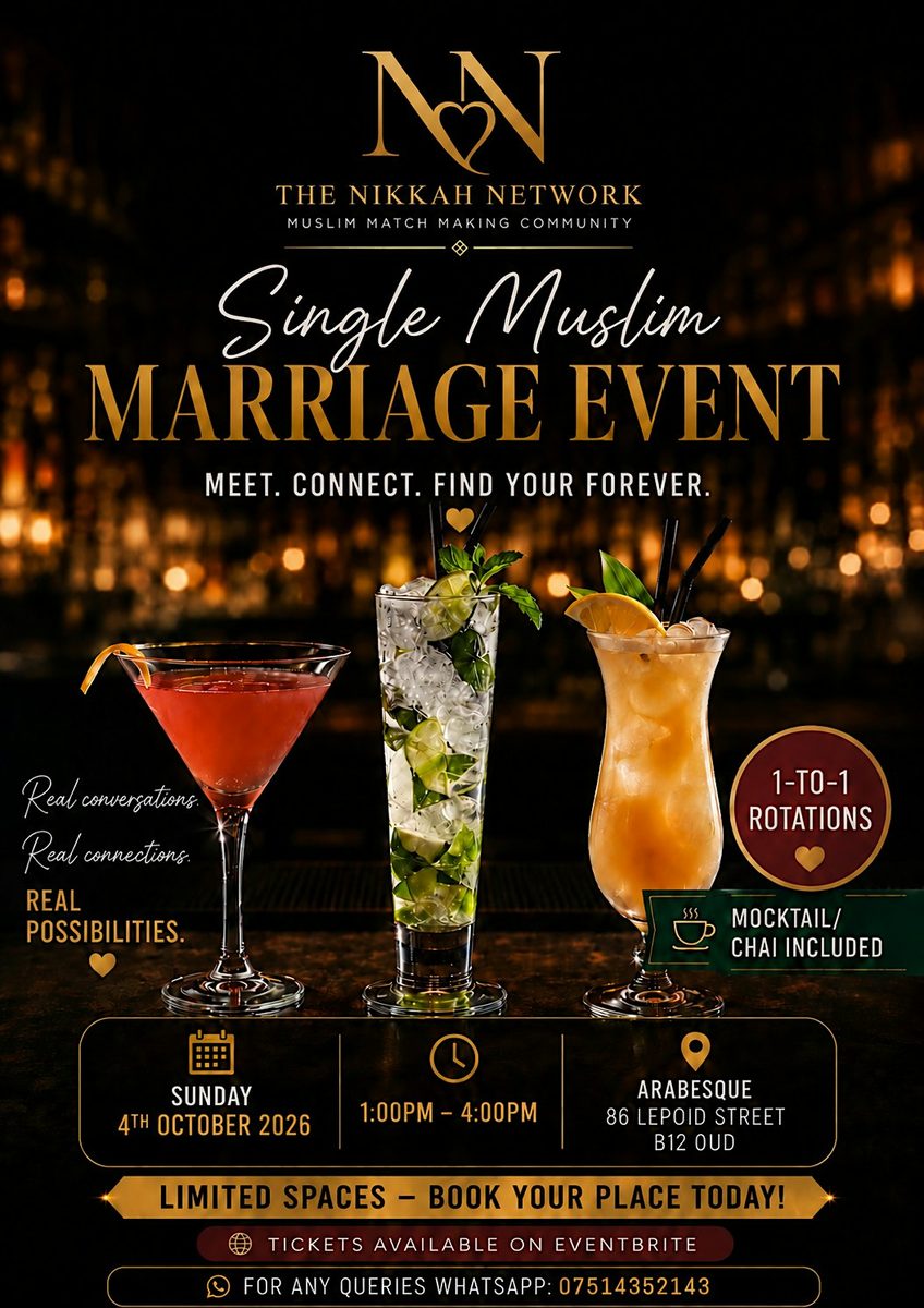 Single Muslim Marriage Event – The Nikkah Network