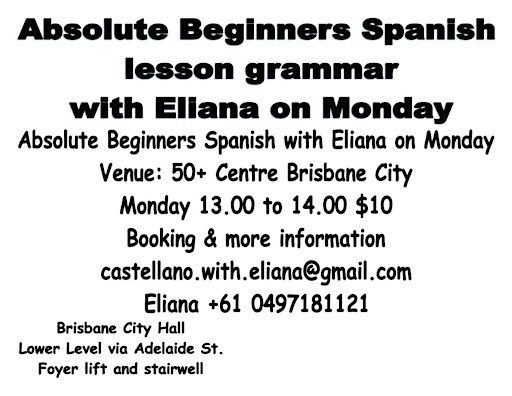 Absolute Beginner Spanish Grammar Senior on Monday with Eliana