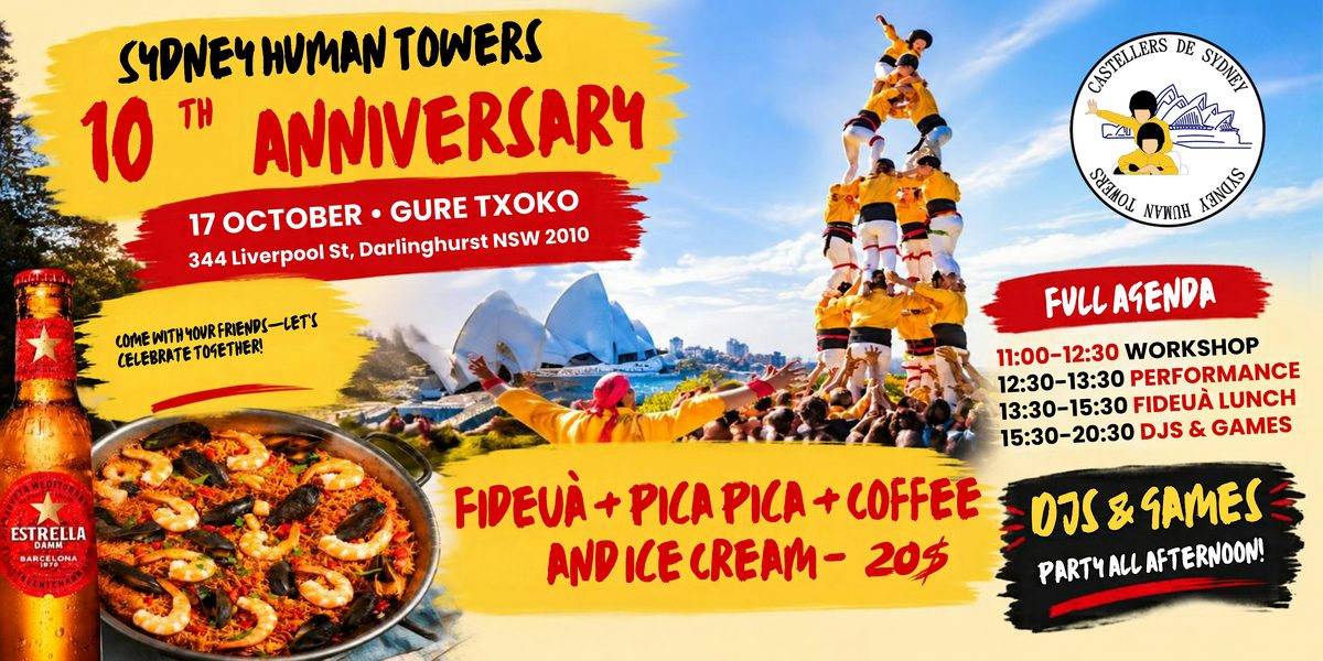 Sydney Human Towers- 10th anniversary party