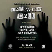 The Night Institute x Gods Waiting Room: Halloween Ball