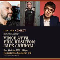 Comedy Night @ The Garden Chorlton, Monday 5th October 2026