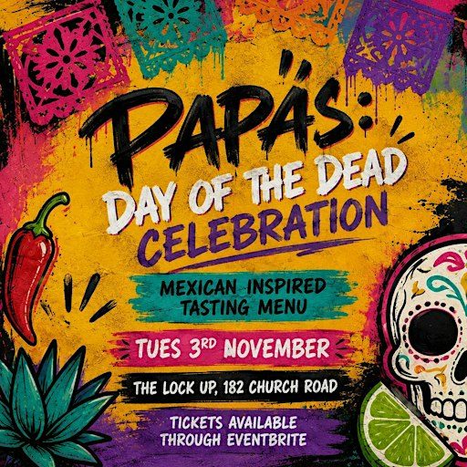 Papas day of the dead pop up