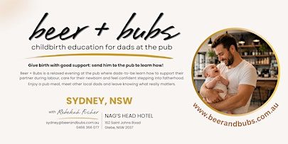 Beer and Bubs Childbirth Education for Dads at the Pub