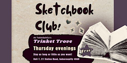 Sketchbook Club at Trinket Trove