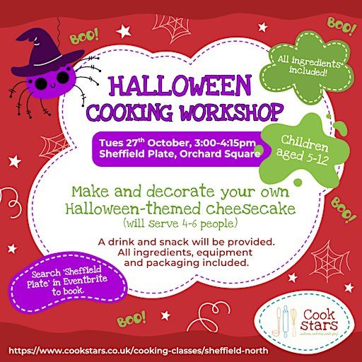 Cook Stars Halloween Cheese Cake Cooking Activity
