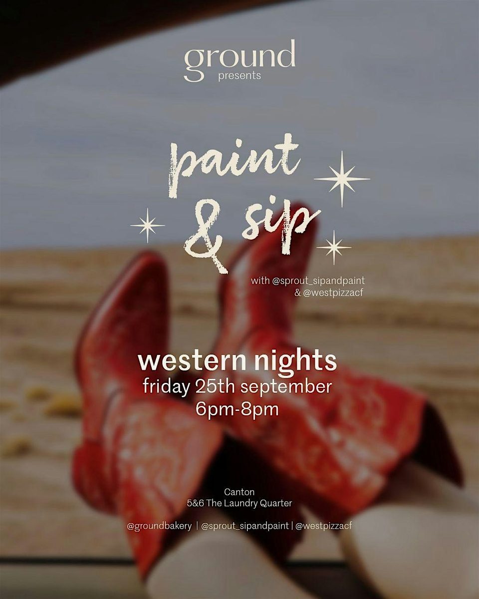 Paint & Sip Western night