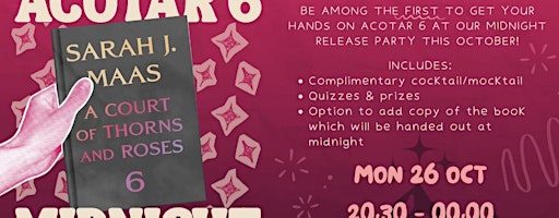 FBS Aberdeen: ACOTAR 6 Midnight Release Party