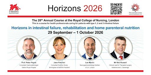 Horizons in Intestinal Failure, Rehab & Home Parenteral Nutrition - 2026