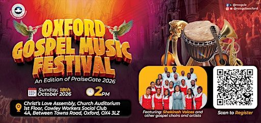 Oxford Gospel Music Festival (PraiseGate 2026)
